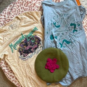 Peter Pan Mermaid Lagoon shirts and beret